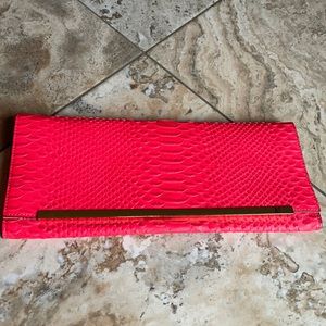 Vince Camino crocodile leather clutch